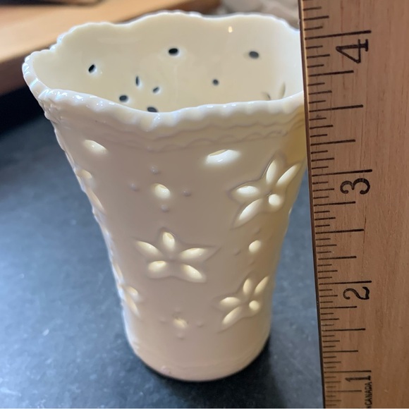 SKYE MCGHIE | Cream Lace Pattern | Votive Candle Holder - Picture 8 of 8